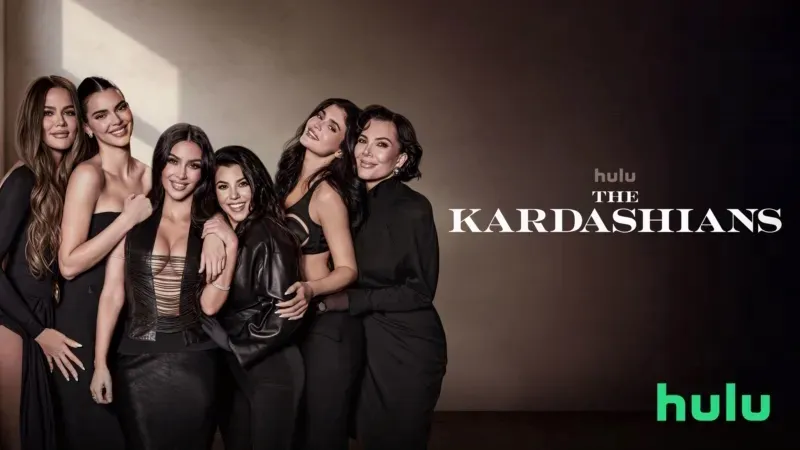Title art for the Hulu Original reality series The Kardashians.