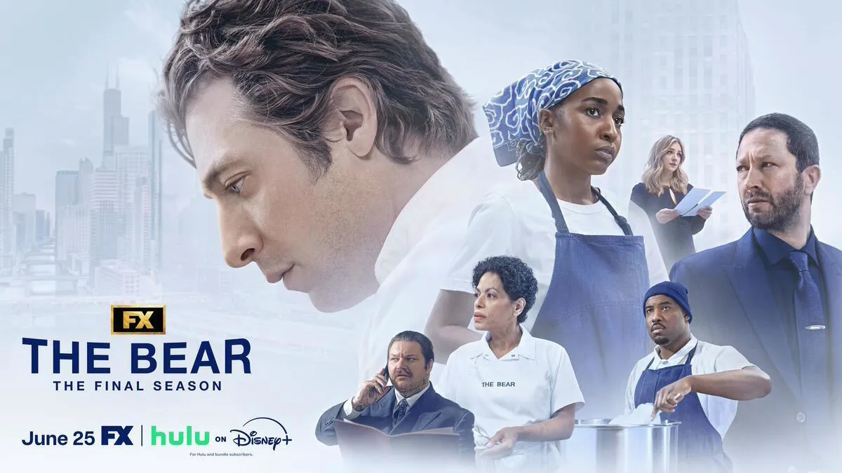 Title art for the final season of FX’s The Bear on Hulu.