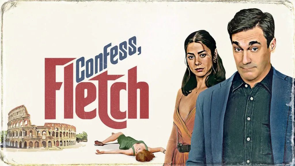 Title art for the Roy Wood Jr. movie, Confess, Fletch.