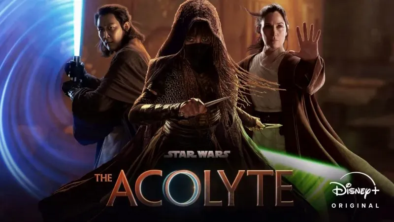Title art for the Disney+ Original Star Wars series, The Acolyte.