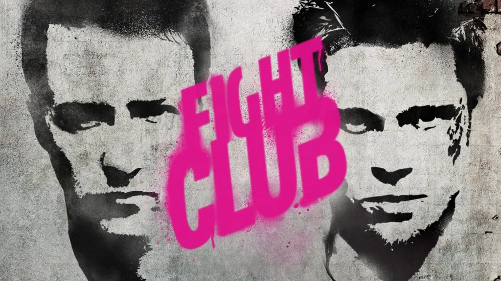 Title art from the Brad Pitt movie, Fight Club.