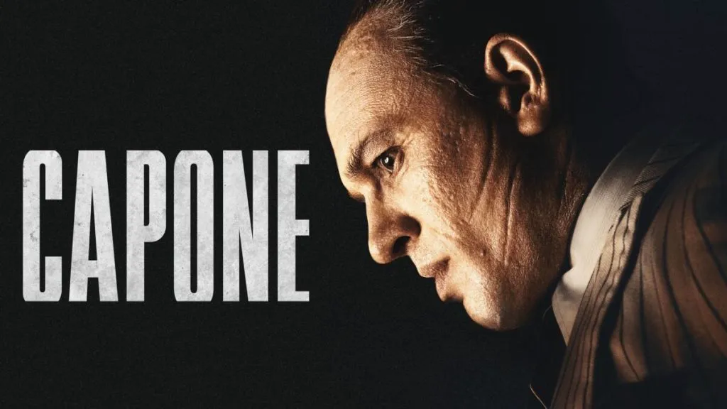 Title art for the gangster movie, Capone.