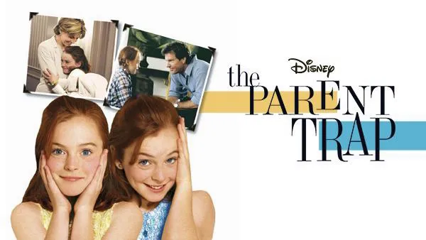 Title art for The Parent Trap, featuring Lindsay Lohan