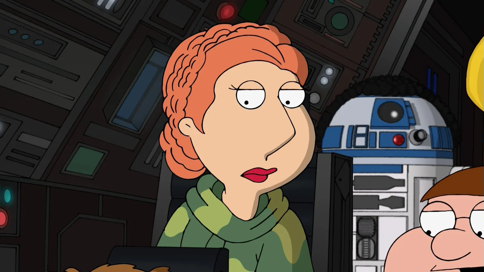 Lois Griffin as Princess Leia in Family Guy Star Wars episode “It’s a Trap!.”