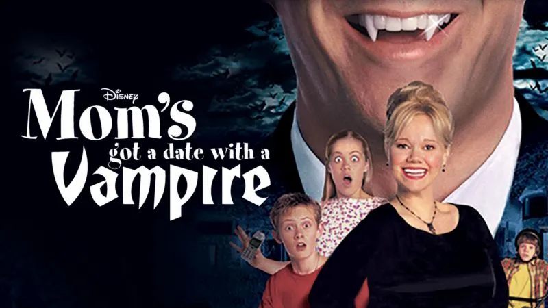 Title art for the Disney Channel Original Movie Mom's Got a Date With a Vampire.