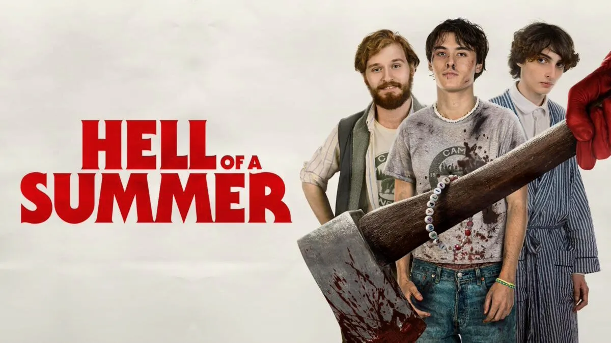 Title art for the horror comedy movie Hell of a Summer.