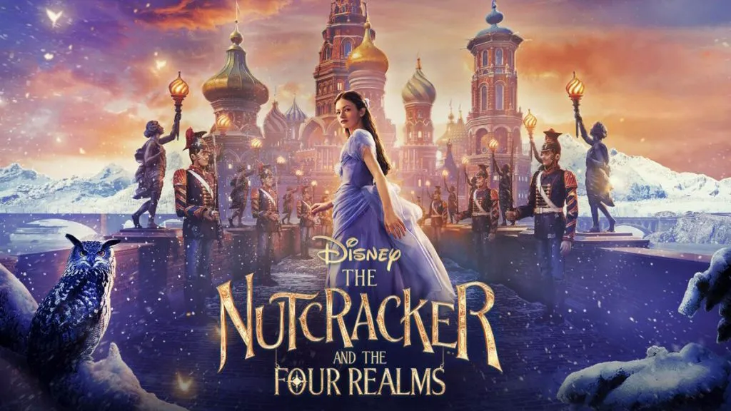 Title art for the Disney movie The Nutcracker and the Four Realms.