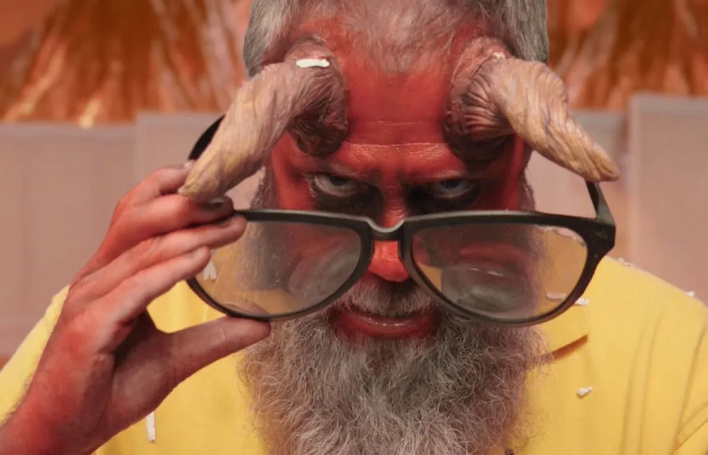 A still from Adult Swim show, Your Pretty Face is Going to Hell.
