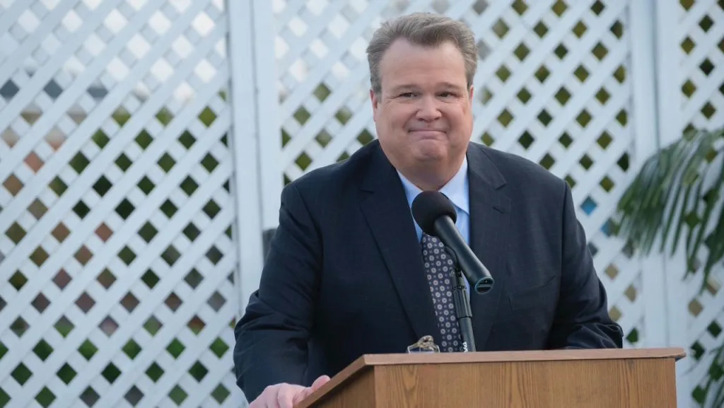 A still image of Eric Stonestreet as Cameron Tucker in Modern Family.