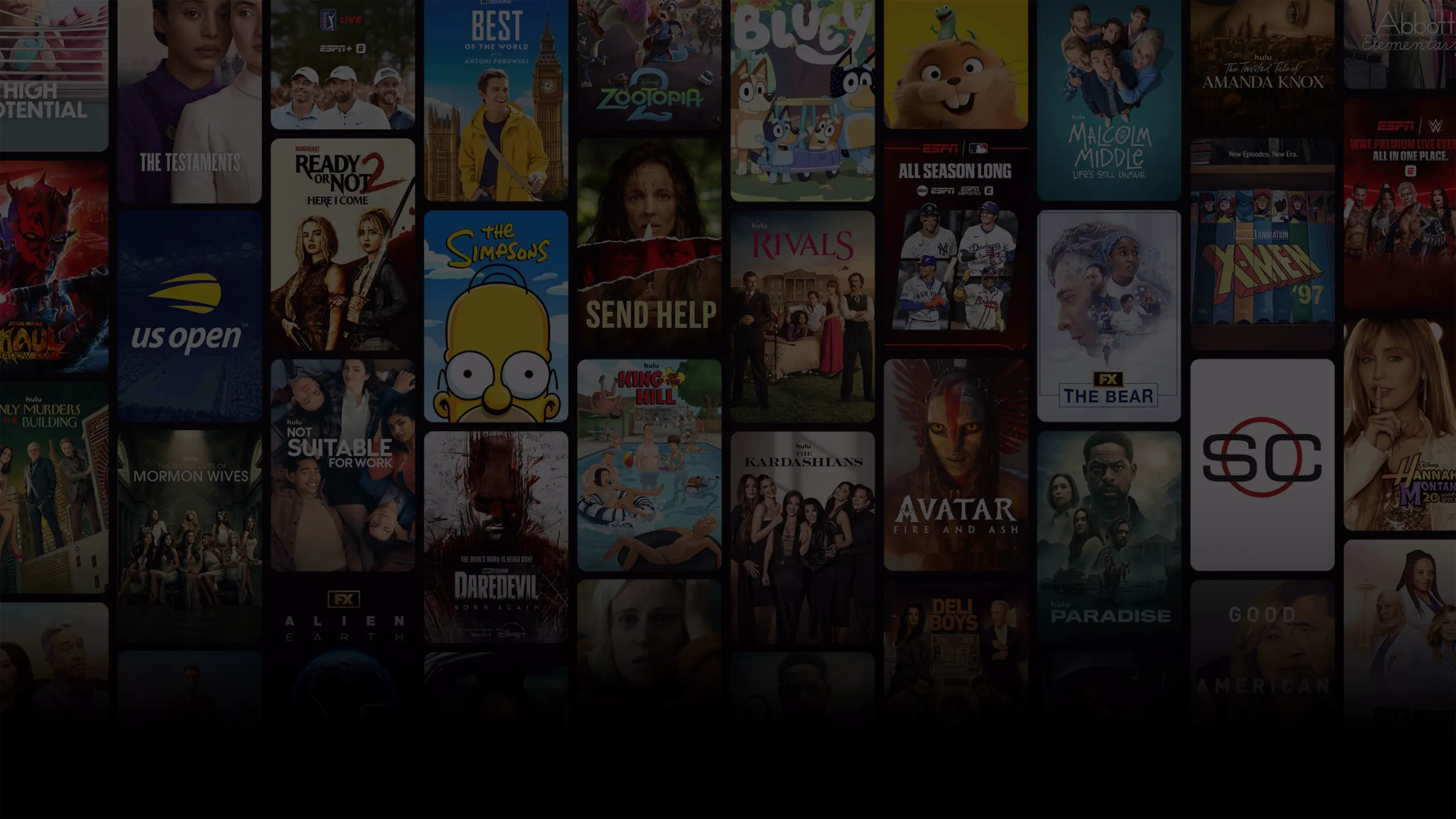 Disney+, Hulu ESPN Unlimited Bundle Background Image