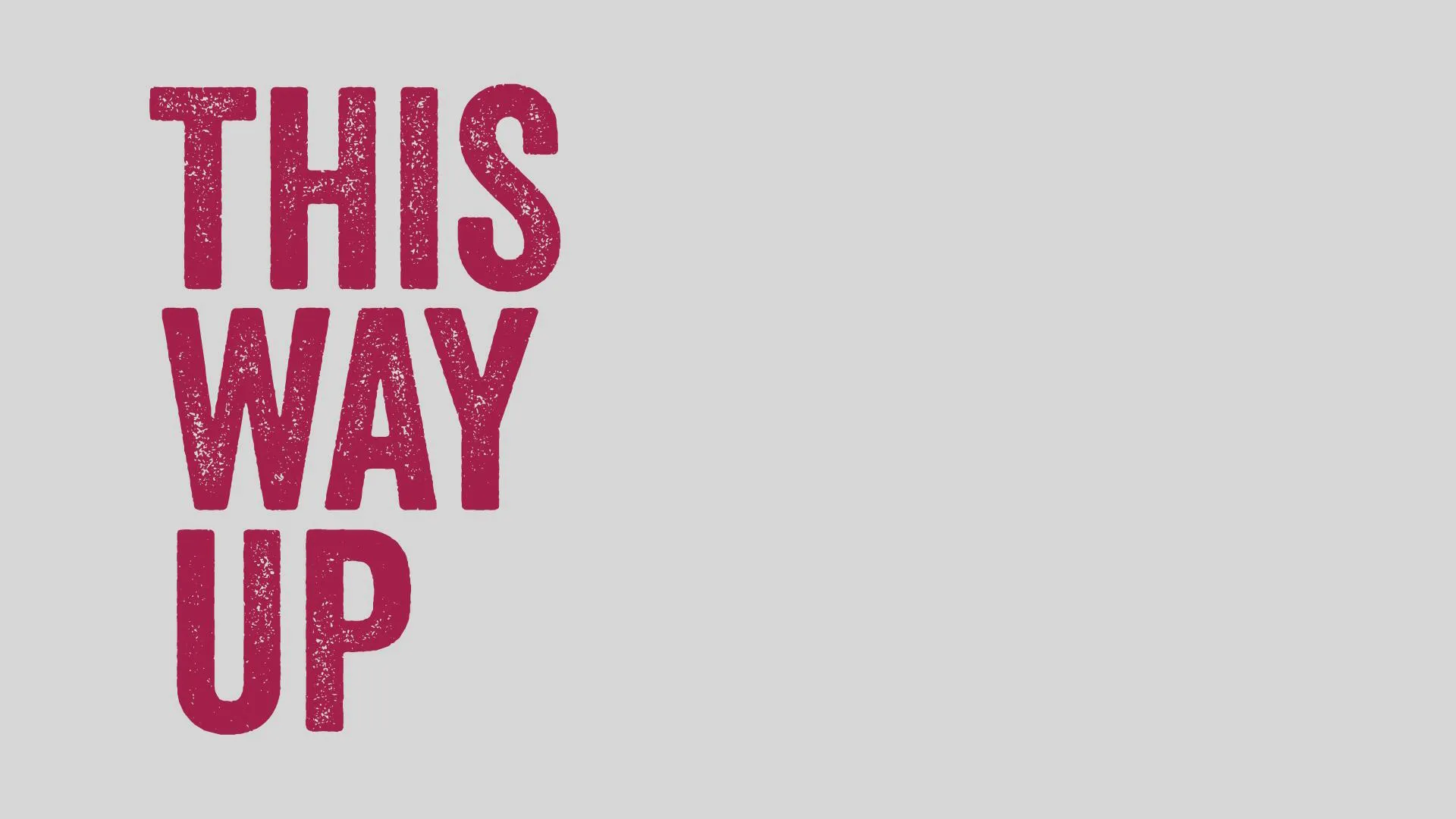 Title art for British show This Way Up