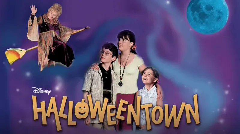 Title art for the Disney Channel Original Movie Halloweentown.