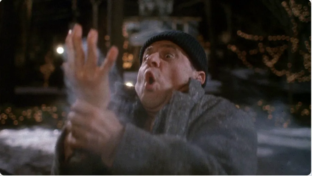 Joe Pesci as Harry in Home Alone.