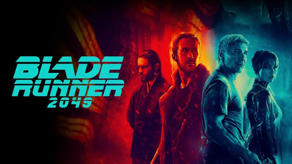 Title art for the dystopian movie, Blade Runner: 2049.