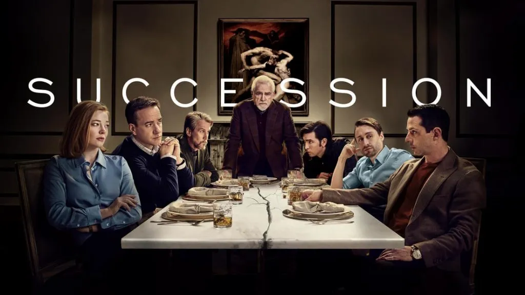 Title art for the final season of the HBO series, Succession.