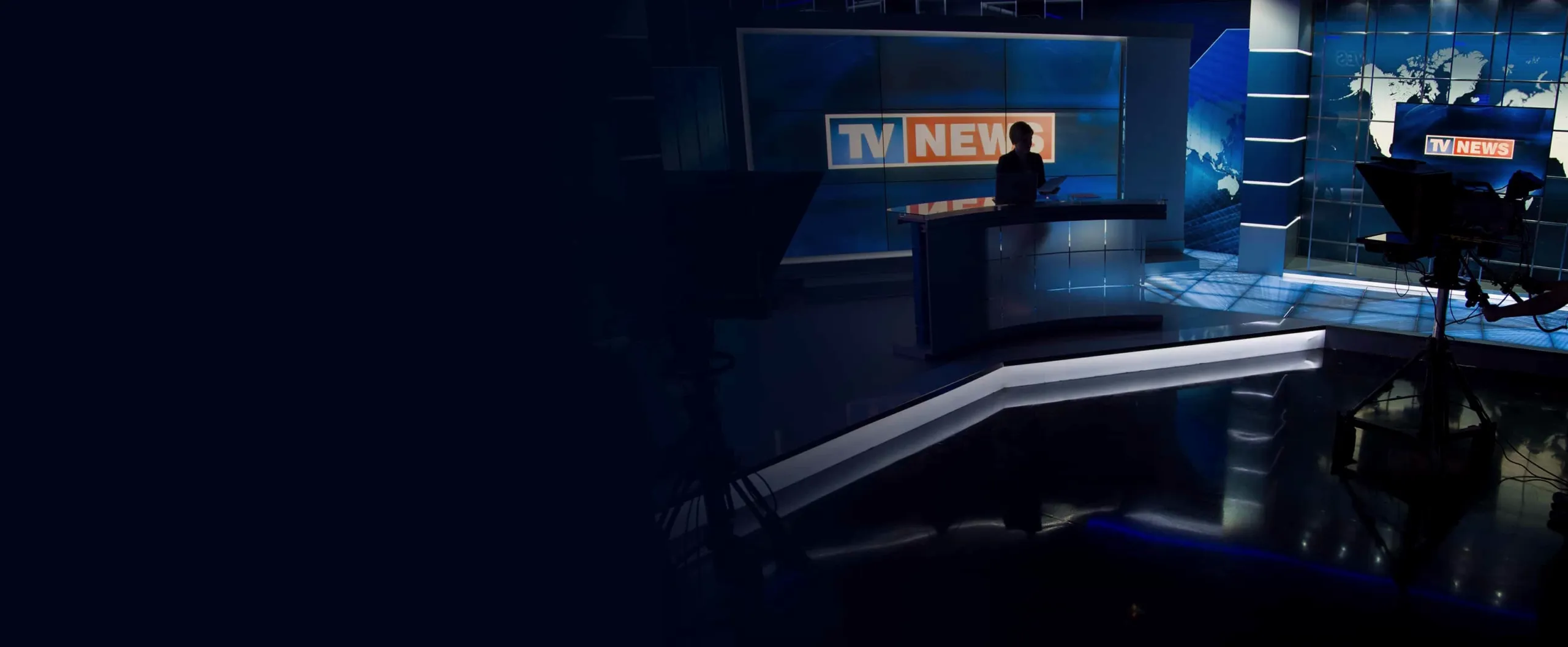 Live TV News Background
