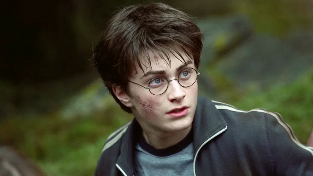 A still image of Daniel Radcliffe as Harry Potter.