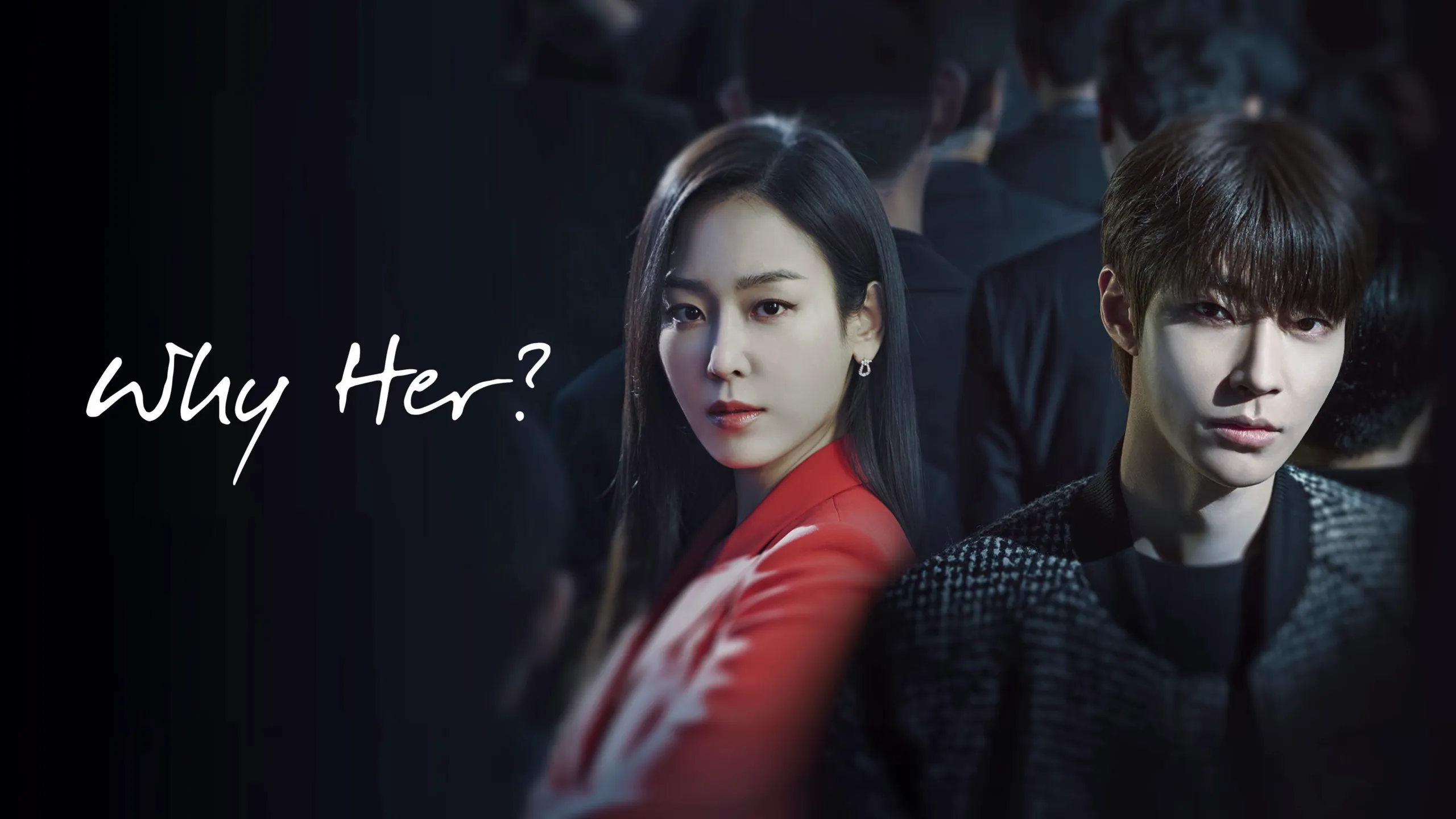 Title art for the K-drama series Why Her?