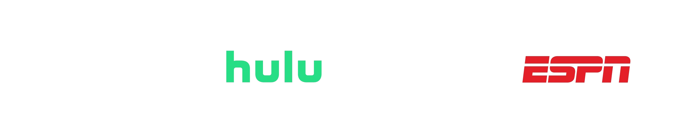 Disney+, Hulu, HBO Max and ESPN Logos