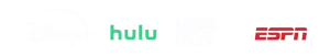 Disney+, Hulu, HBO Max and ESPN Logos