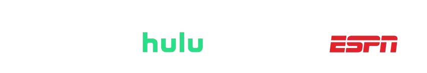 Disney+, Hulu, HBO Max and ESPN Logos