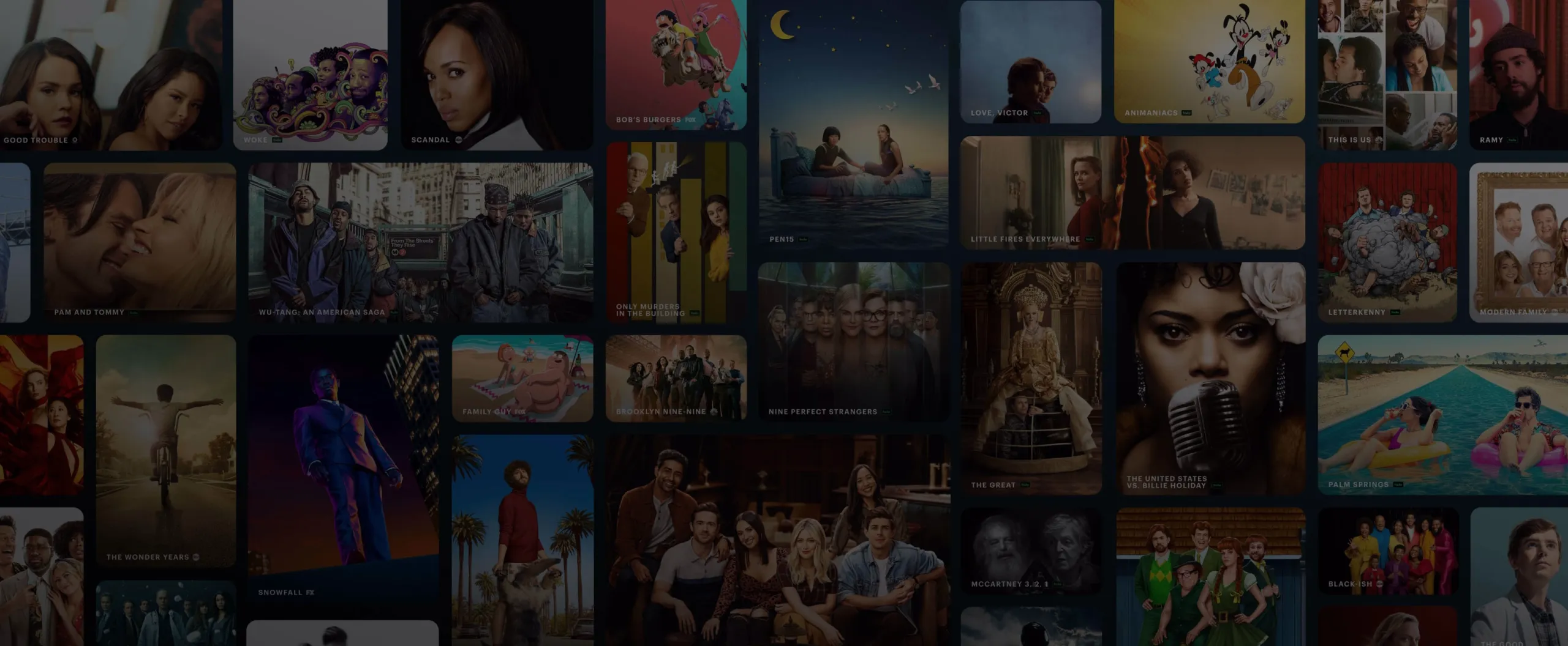 Hulu library title images