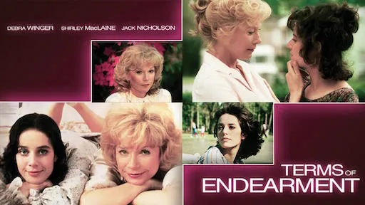 Title art for the Oscar-winning movie, Terms of Endearment.