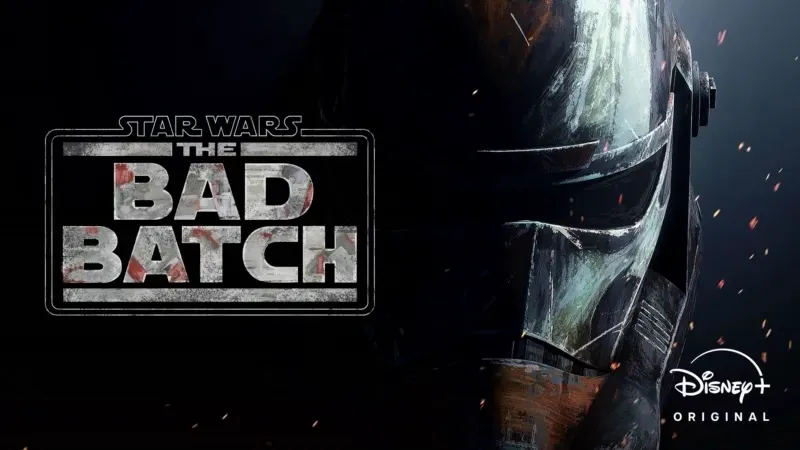 Title art for the Disney+ Original Star Wars series, The Bad Batch.