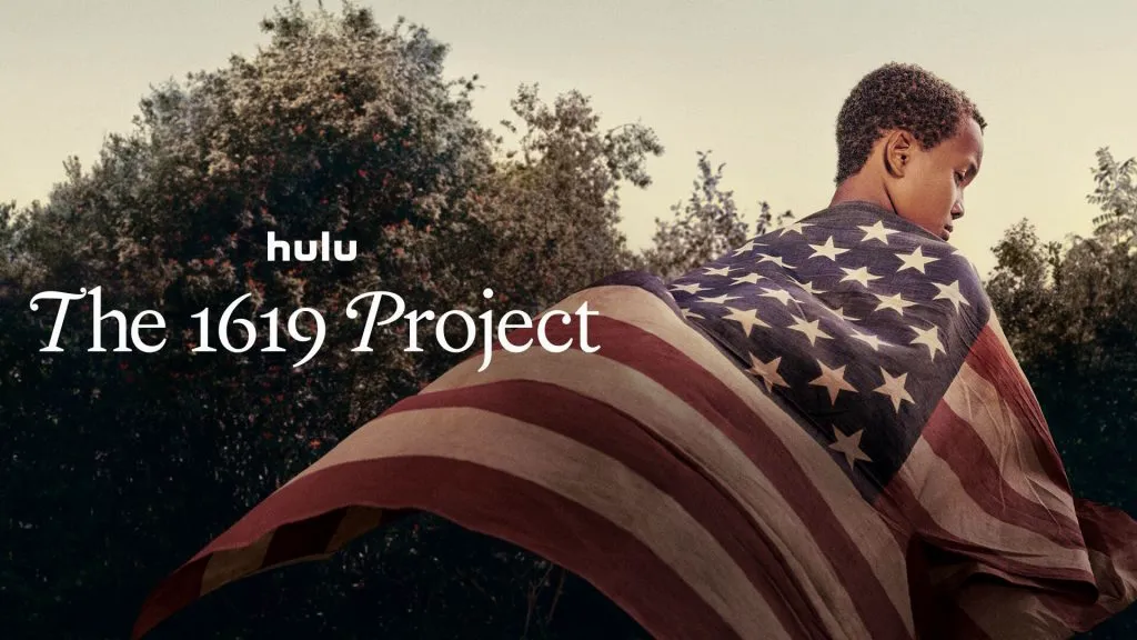 Title art for the Hulu Original documentary, The 1619 Project.