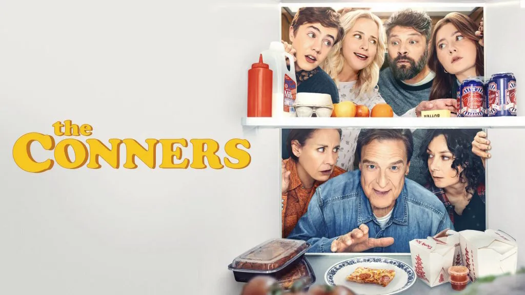 Title art for the sitcom, The Conners.