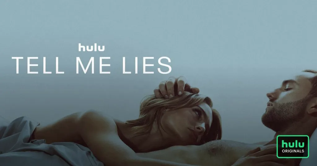 Title art for the Hulu Original drama series Tell Me Lies.
