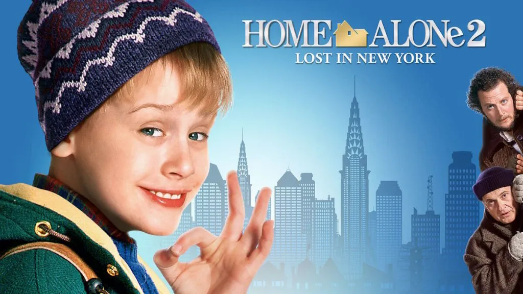 Title art for Home Alone 2: Lost in New York.