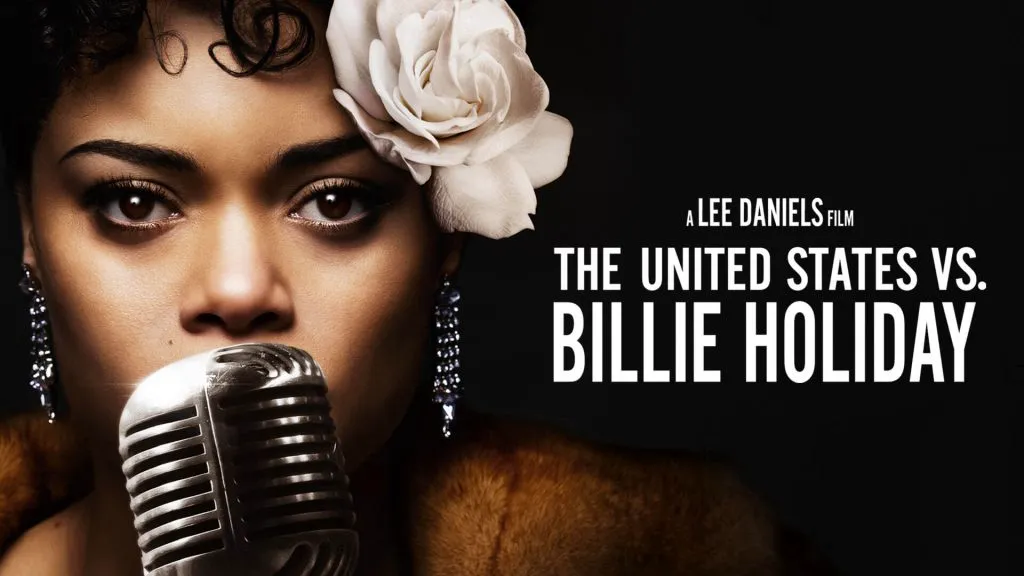 Title art for the Hulu Original film, The United States vs. Billie Holiday.