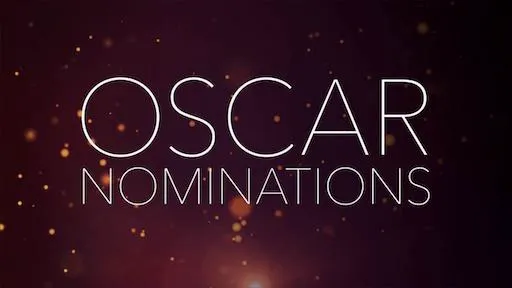 Graphic art for Oscar Nominations.