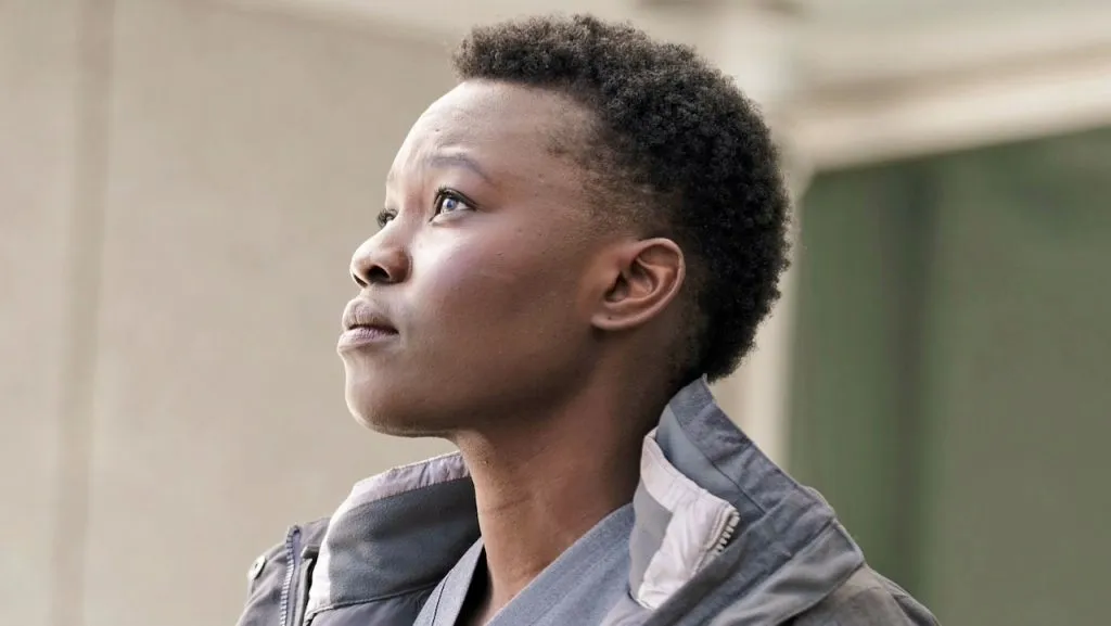 A still image of Shaunette Renée Wilson as Mina Okafor in the TV medical drama, The Resident.