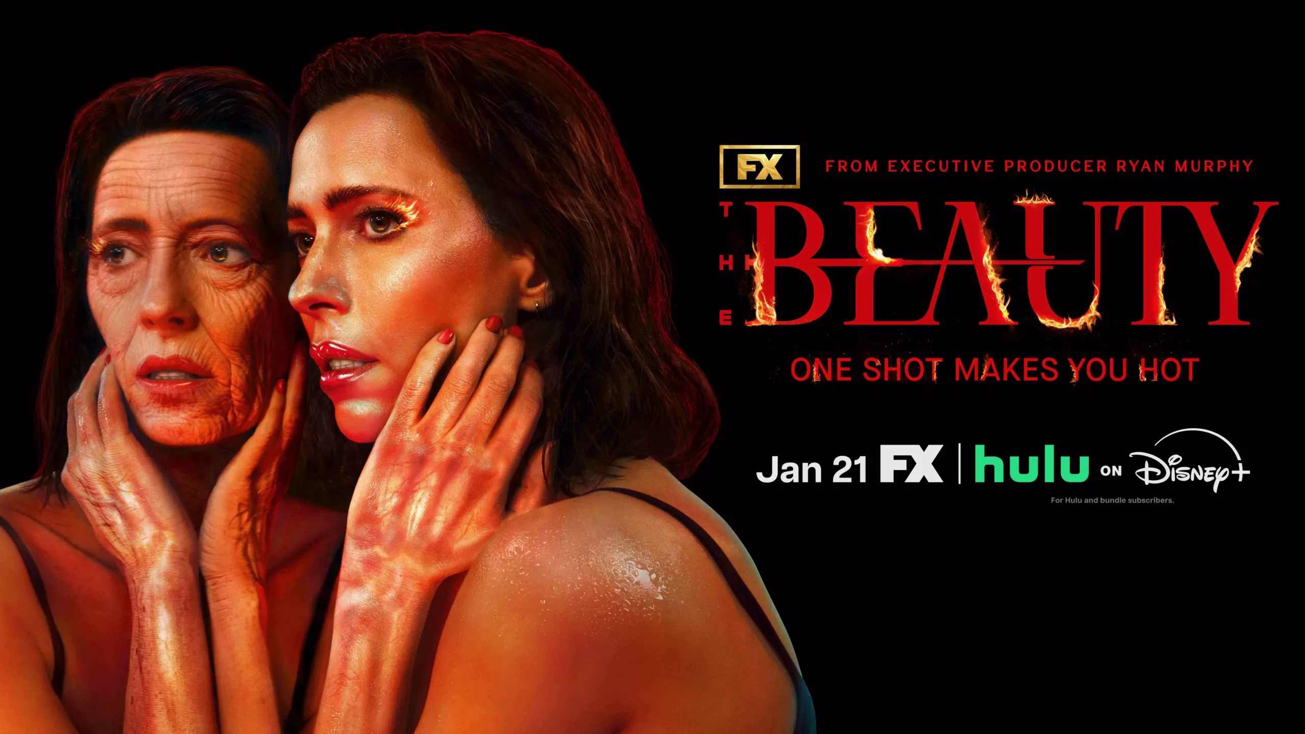 Title art for the new FX series The Beauty.