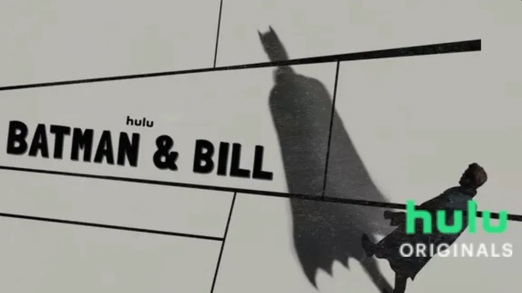 Title art for the Hulu Original documentary, Batman &amp; Bill.