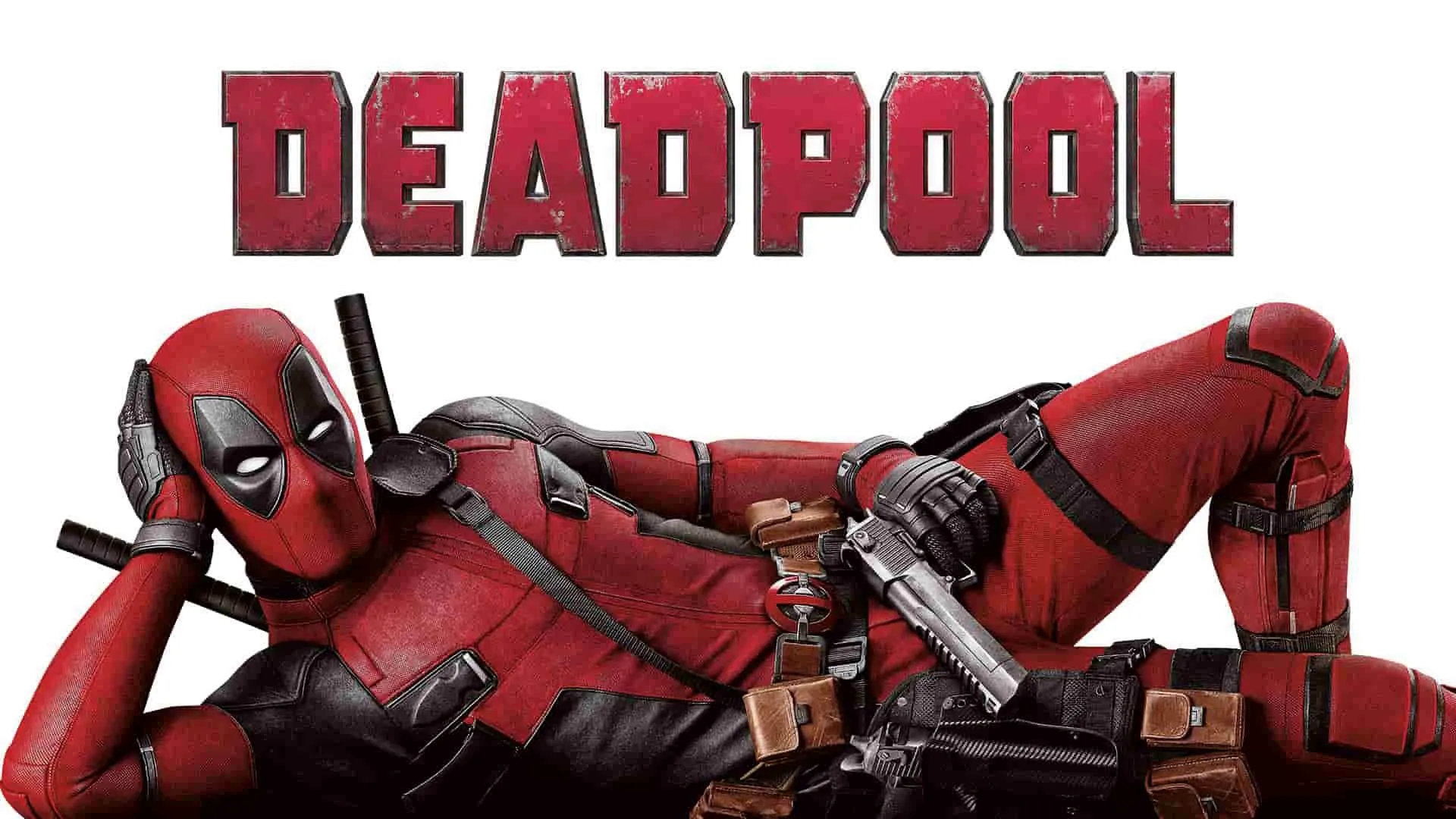 Title art for superhero dark comedy, Deadpool