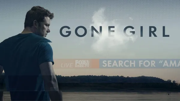 Title art for the murder mystery movie Gone Girl.