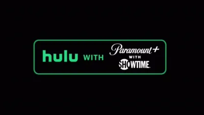 Graphic art for Paramount+ with SHOWTIME on Hulu.