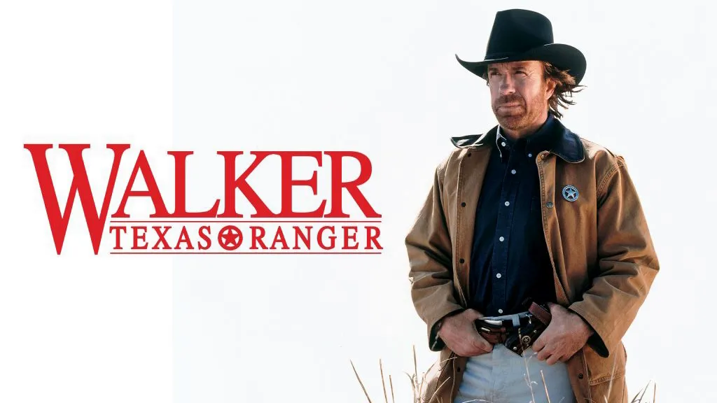 Title art for the classic Western show, Walker, Texas Ranger.