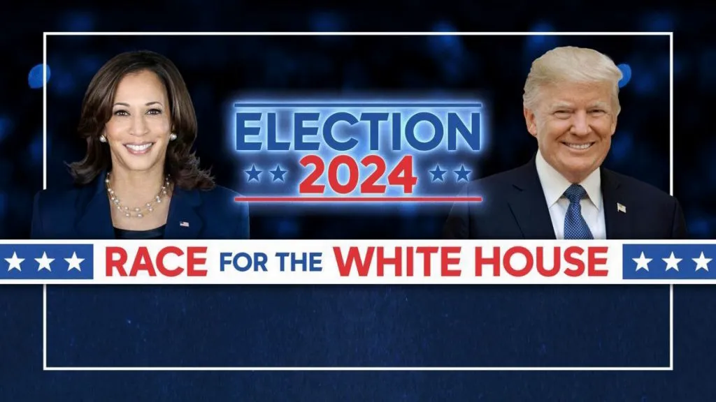 A graphic image representing the 2024 Presidential Election. 