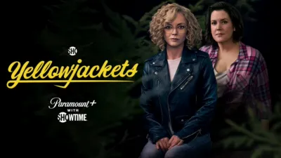 Title art for Season 3 of the Paramount+ and Showtime series, Yellowjackets.