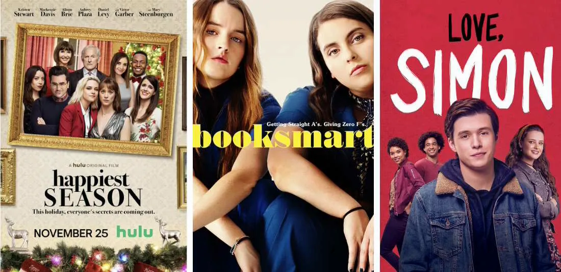 Title art for LGBTQ+ Romance Movies on Hulu