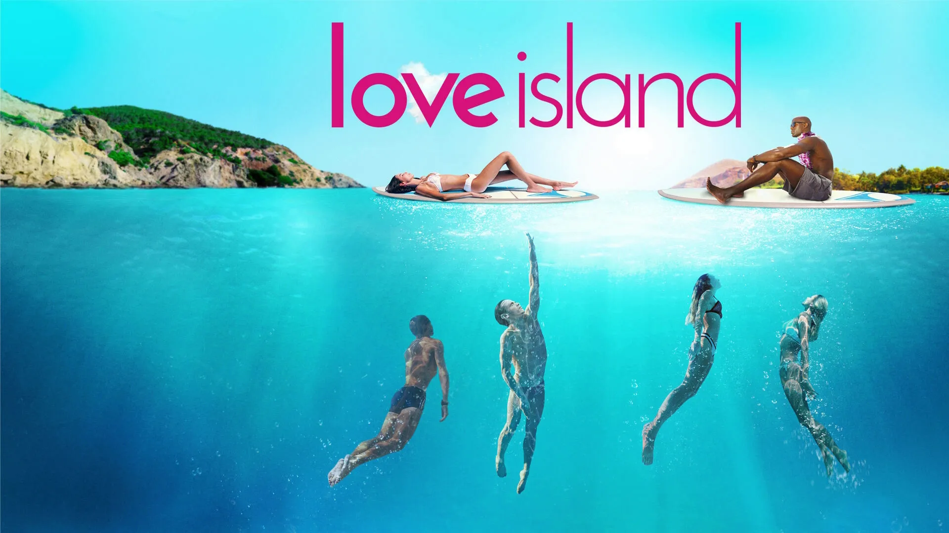 Title art for the reality series Love Island (USA).