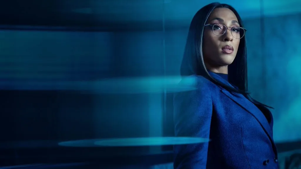 A still image of Michaela Jaé Rodriguez as Nicolette in AHS: Delicate.