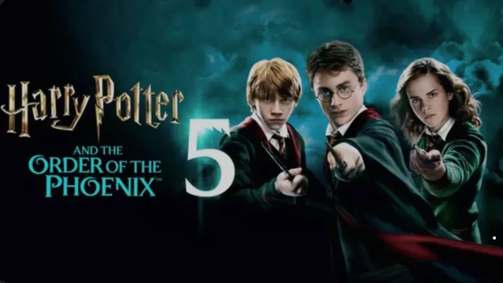 Title art for the movie Harry Potter and the Order of the Phoenix.