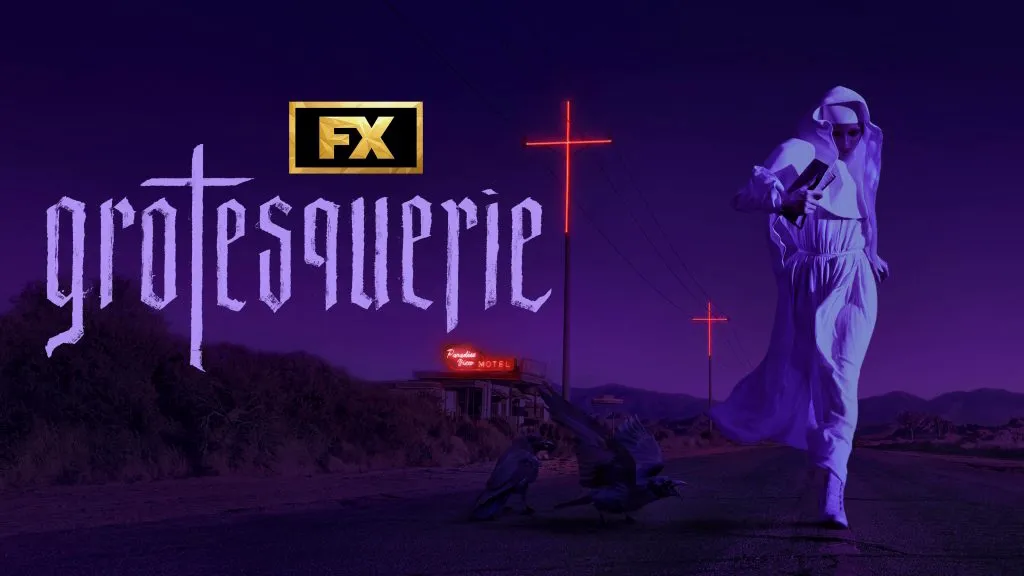 Title art for the Ryan Murphy FX series, Grotesquerie.