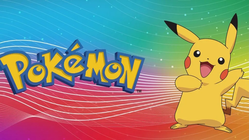 Title art for the anime franchise Pokémon.