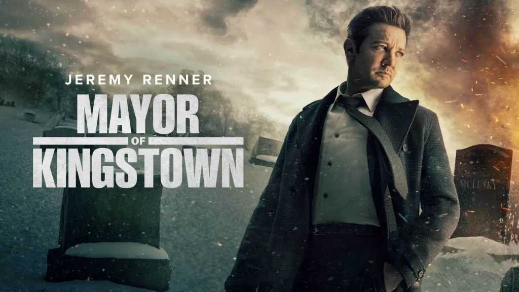 Title art for the Taylor Sheridan show, Mayor of Kingstown.